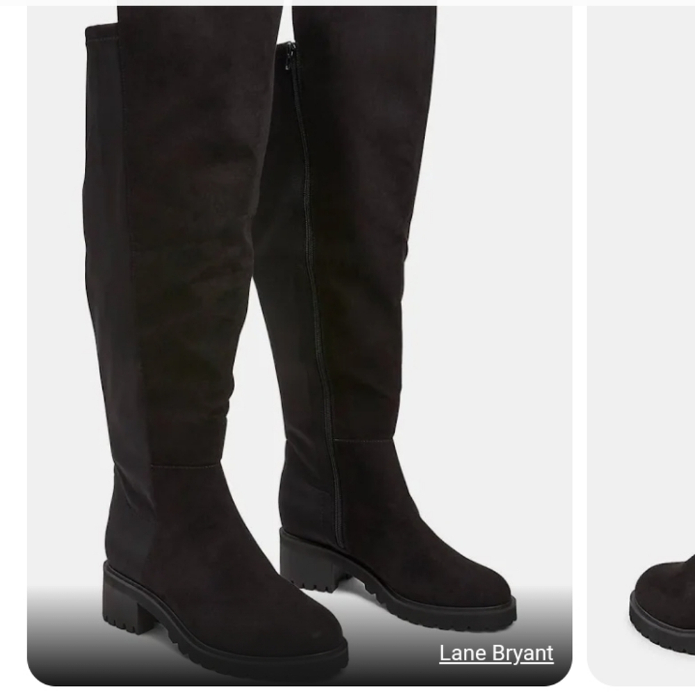 NWT Lane Bryant Plus Size Dream Cloud Over-the-knee Boots - Picture 1 of 5